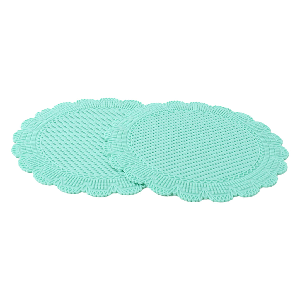 Silicone Round Heat Resistant Mat (2 Pc Set)